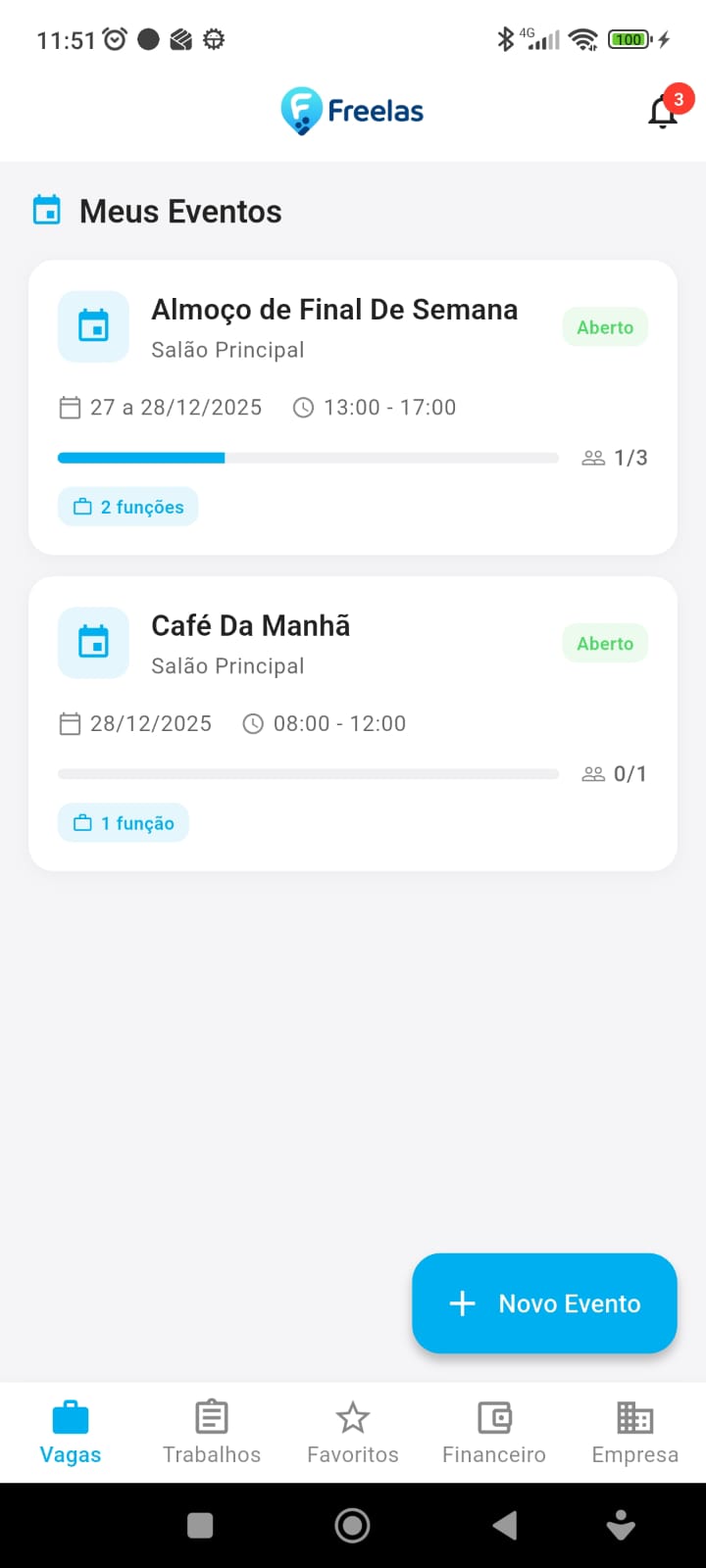 Visualize e gerencie todos os seus eventos em um só lugar